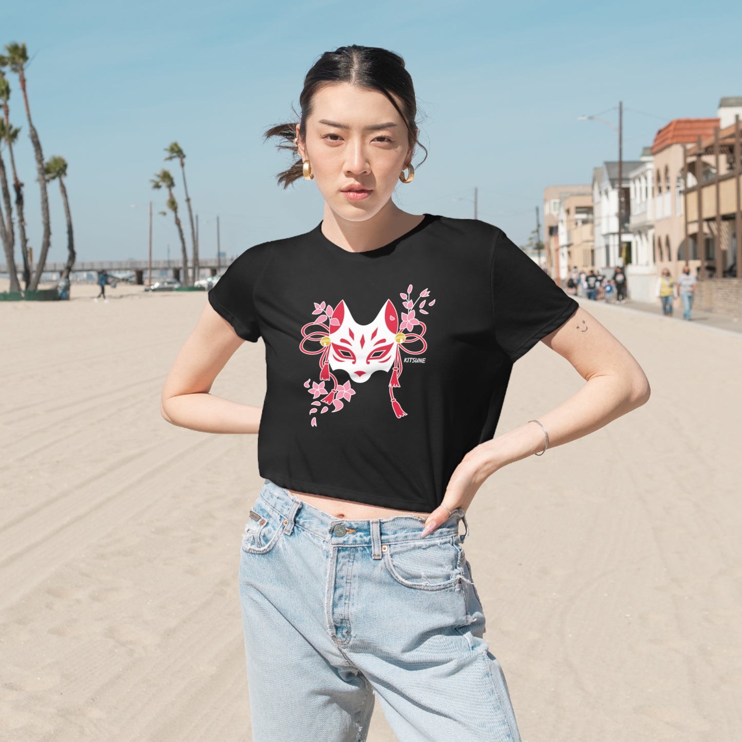 Kitsune Crop Top - Sizing runs average